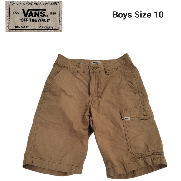 Vans Other - Vans Boys Tan Cargo Shorts